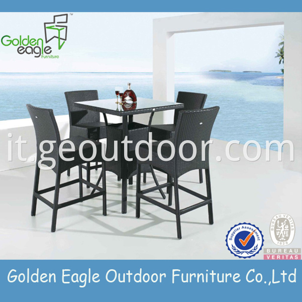 Aluminum Tube Wicker Garden Furniture